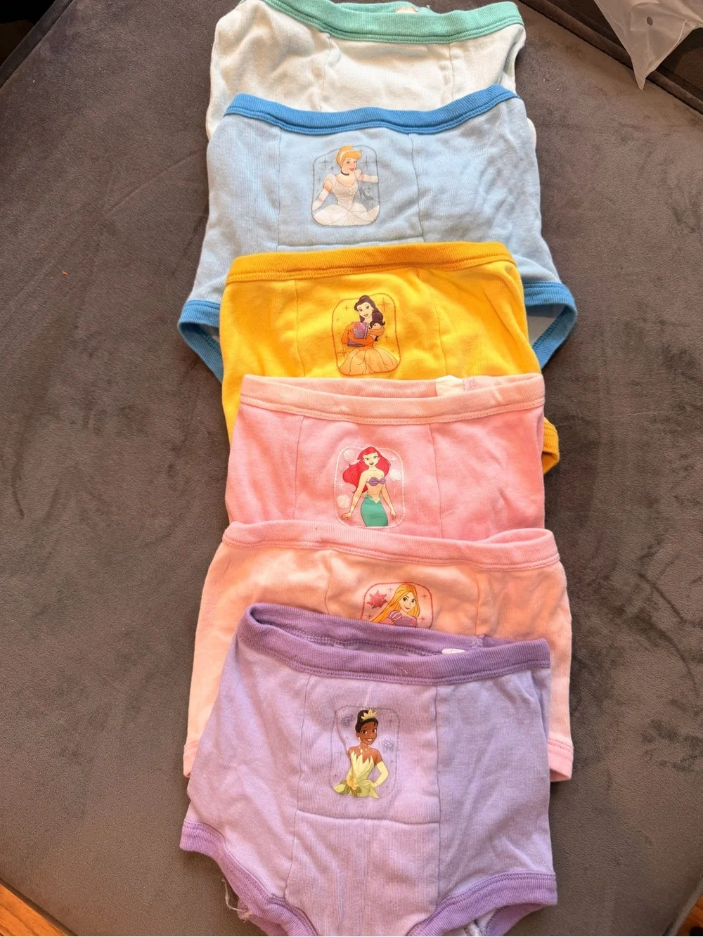 Girls' Disney Princess Multi-Color Cotton training panties NEW